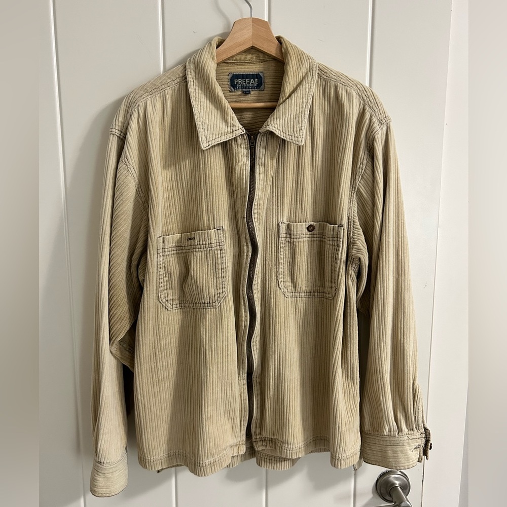 Vintage Corduroy Overshirt zip up